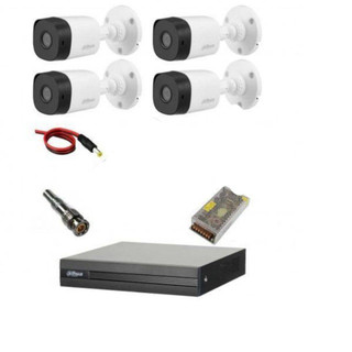 پکیج 4 دوربین مداربسته داهوا اسمارت و هوشمند وارداتی کاملB1A21P ا Dahua B1A21P Security Package 2MP 1080P
