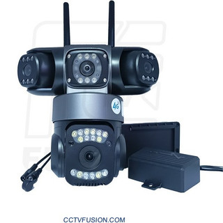 دوربین مداربسته سیمکارتی SZ3 سه لنز ۱۵ مگاپیکسل با دید در شب رنگی
